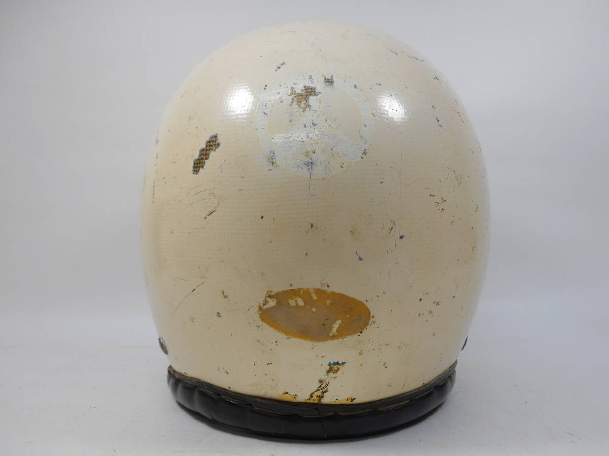 50s McHAL jet helmet leather to coil double strap * 50 period Mac hole BELL 500TX Knuckle head panhead side valve(bulb) 