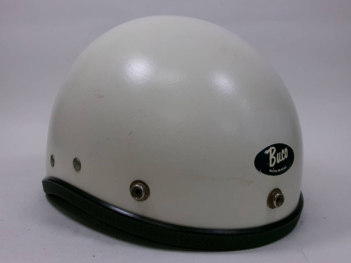 60s BUCO TRAVELER half helmet eyes deep has processed .M*1968 year made bko tiger bela-ga-ti Anne protector iron shovel panhead 