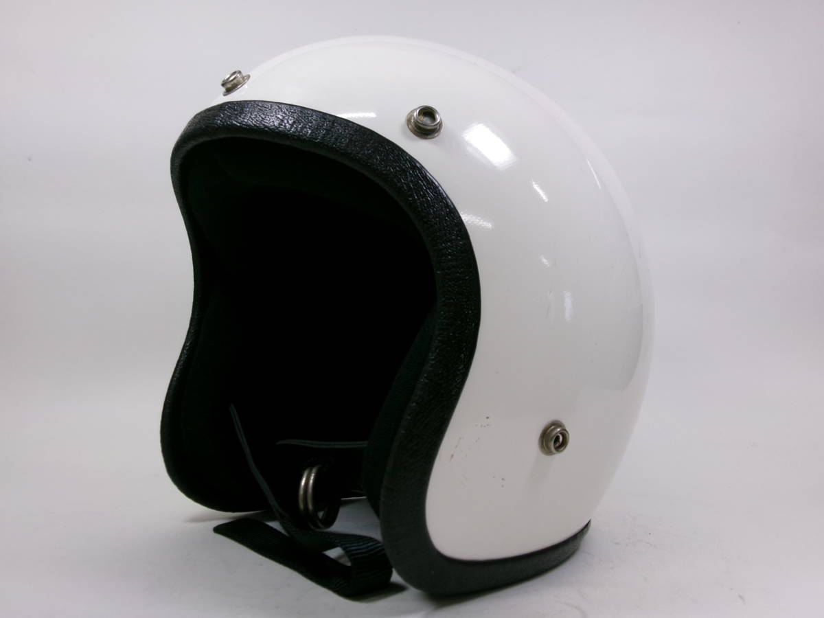 日本最大の 70s AMERICAN SPORTS CO ジェットヘルメット 目深加工済み M オートバイ