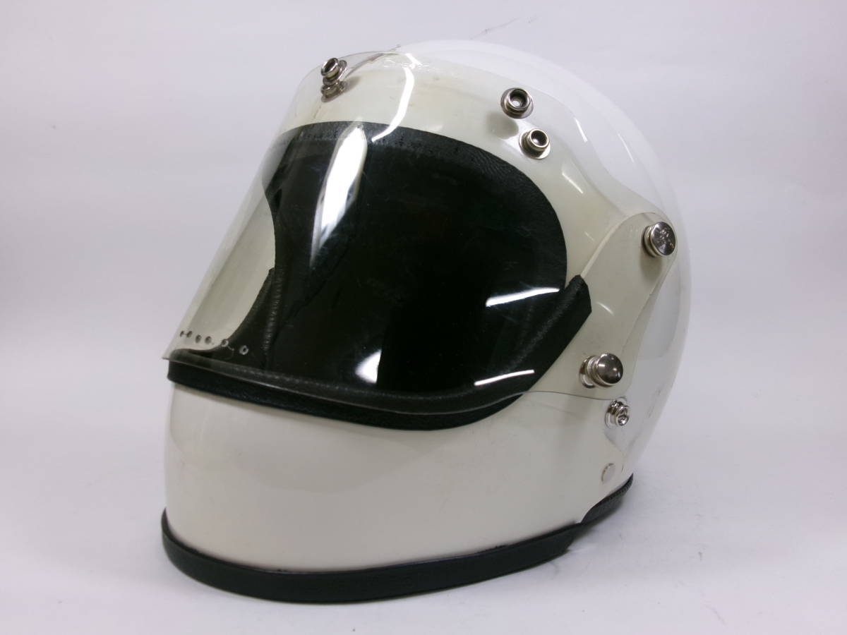 【半額】 レア!60s GRANT GP-2 フェイスガード付!目深加工済み M オートバイ