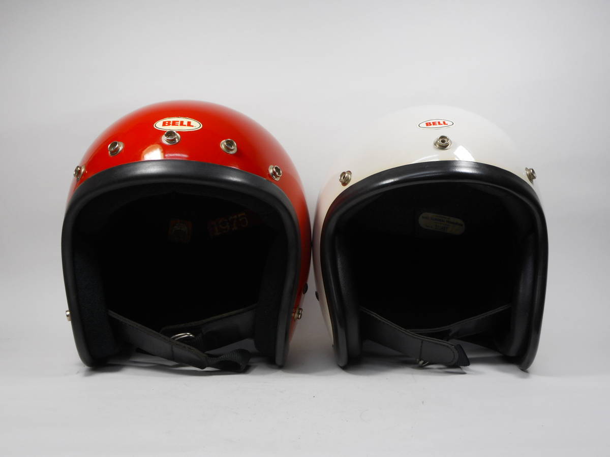 お手頃価格 レア!Sシェル 目深加工 ジェットヘルメット 3 MAGNUM BELL 70s オートバイ