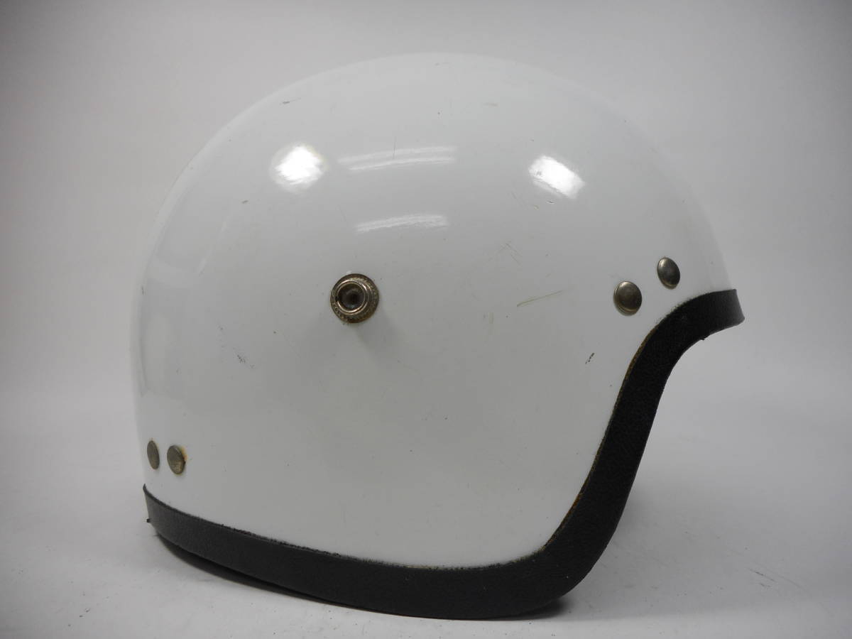 60s HA made SEAWAYS half helmet M *hirotake ARAI ARAI new . wide . iron cross Cub rabbit Silver Pigeon iron scooter 