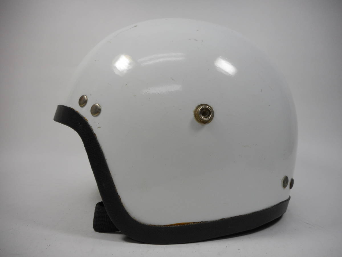 60s HA made SEAWAYS half helmet M *hirotake ARAI ARAI new . wide . iron cross Cub rabbit Silver Pigeon iron scooter 