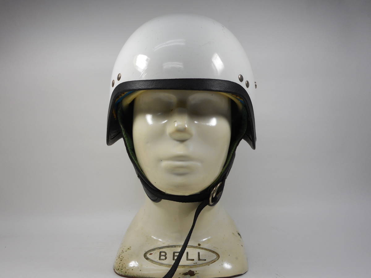 60s HA製 SEAWAYS ハーフヘルメット M ★ ヒロタケ アライ ARAI 新井広武 アイアンクロス カブ ラビット シルバーピジョン 鉄スクーター_画像2