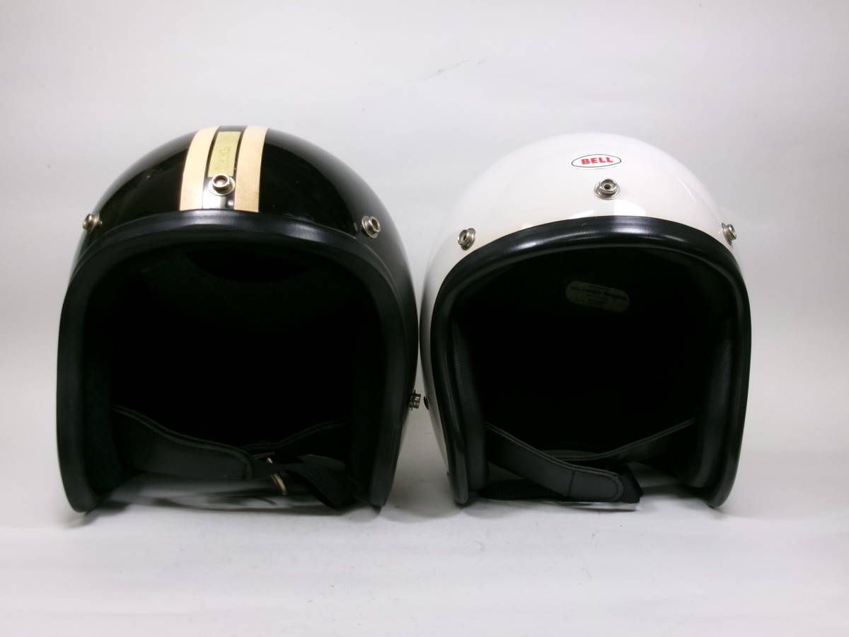 レア！60s FURY 400 ジェットヘルメット 黒ｘオレンジラメ 目深加工済み L★ 60年代 BELL 500TX R-T BUCO GRANT GP-2 LSI-4150 KAWASAKI Z1の画像2