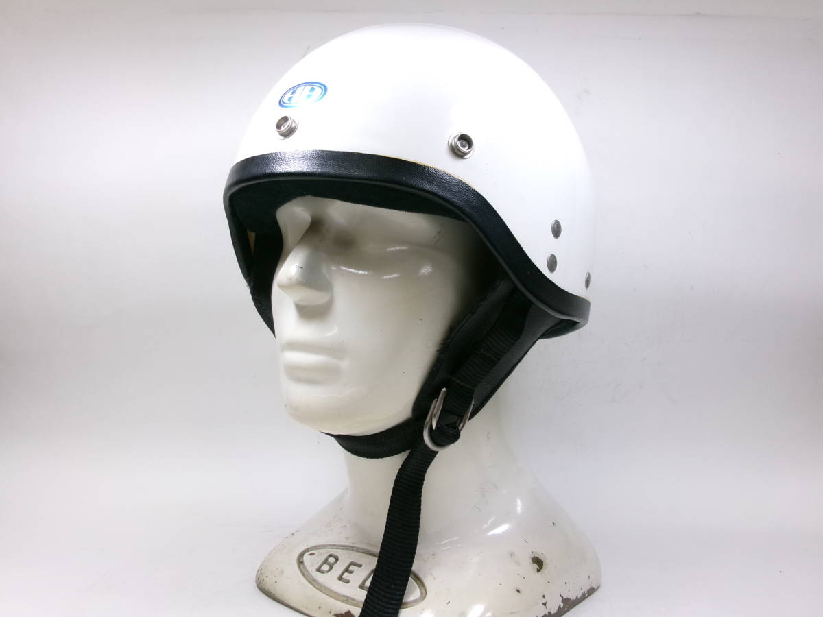 60s HA L-8 ハーフヘルメット 目深加工済み M ★ 60年代 アライ ARAI 新井廣武 SHORTY BUCO 白カブ CT125 CB400 ラビット シルバーピジョンの画像1