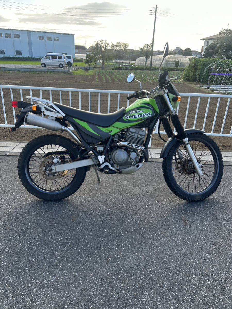 越谷市発 カワサキ スーパーシェルパ KL250G H5モデル 2001年モデル 埼玉県の画像1