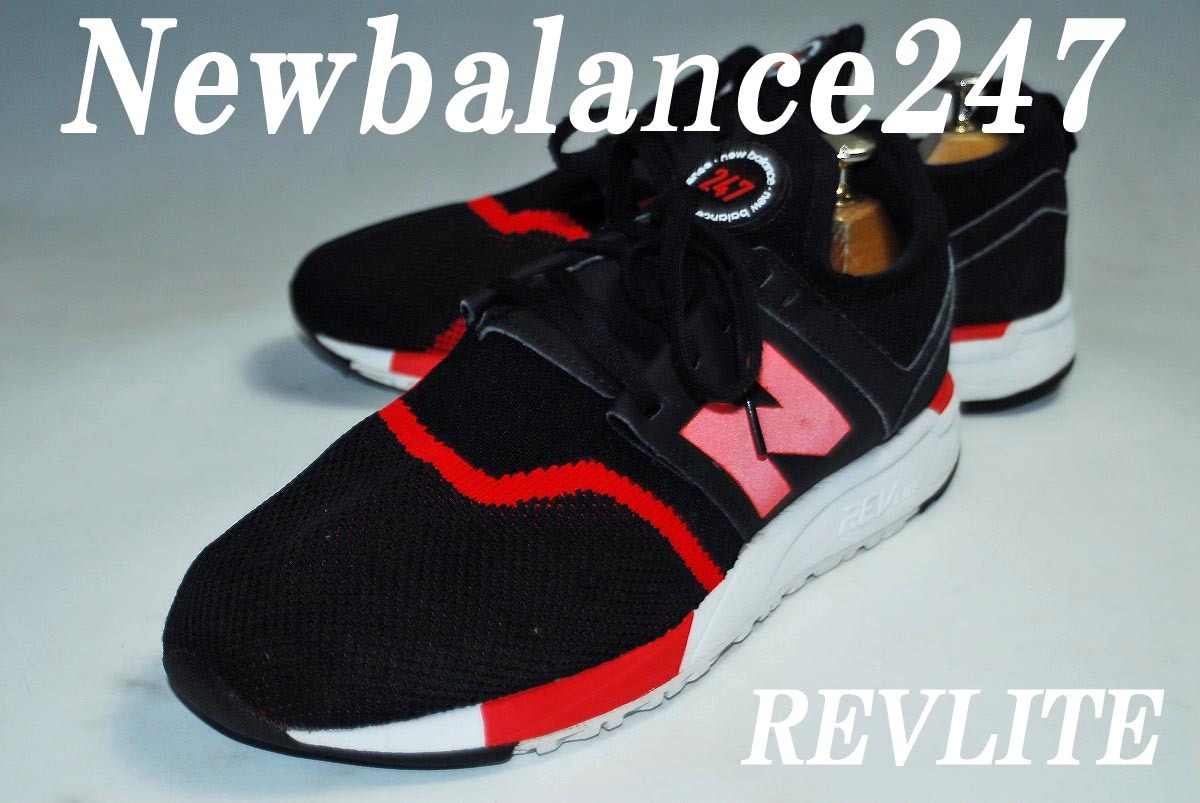 ◆DSC4881◆驚愕の2222円～完全売り切り！ニューバランス/New Balance/NB/2E/25㎝/ロー/ブラック/レッド/良品/圧巻の存在感！注目の１足！_圧巻の存在感！注目の１足！