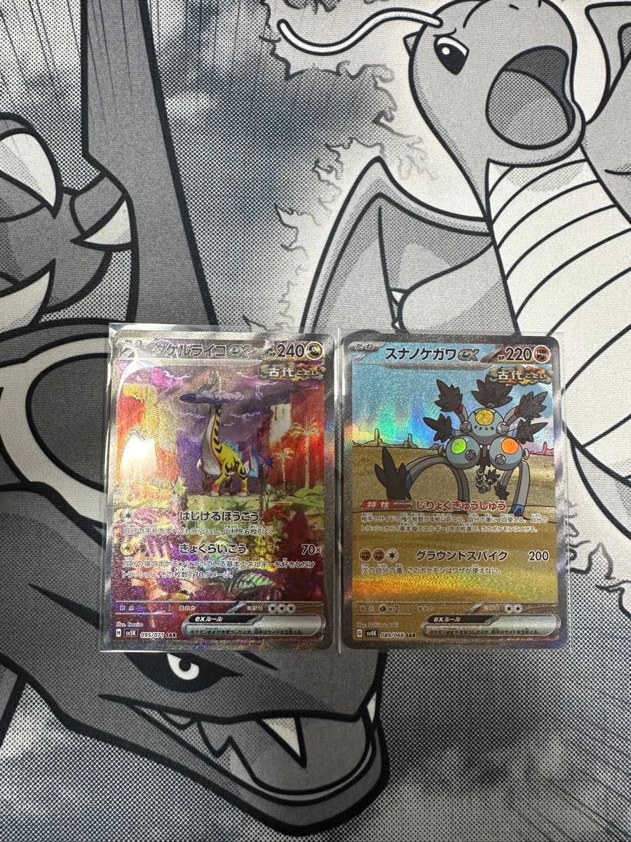 タケルライコex sar スナノケガワex sar ポケモンカード タケルライコex sar スナノケガワex sar ポケモンカード