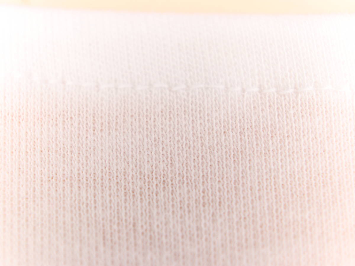 W0004 昭和レトロ　インゴム　ショーツ　ＸＬサイズ　綿１００％　フライスニット　フワフワ触感　純白_画像8