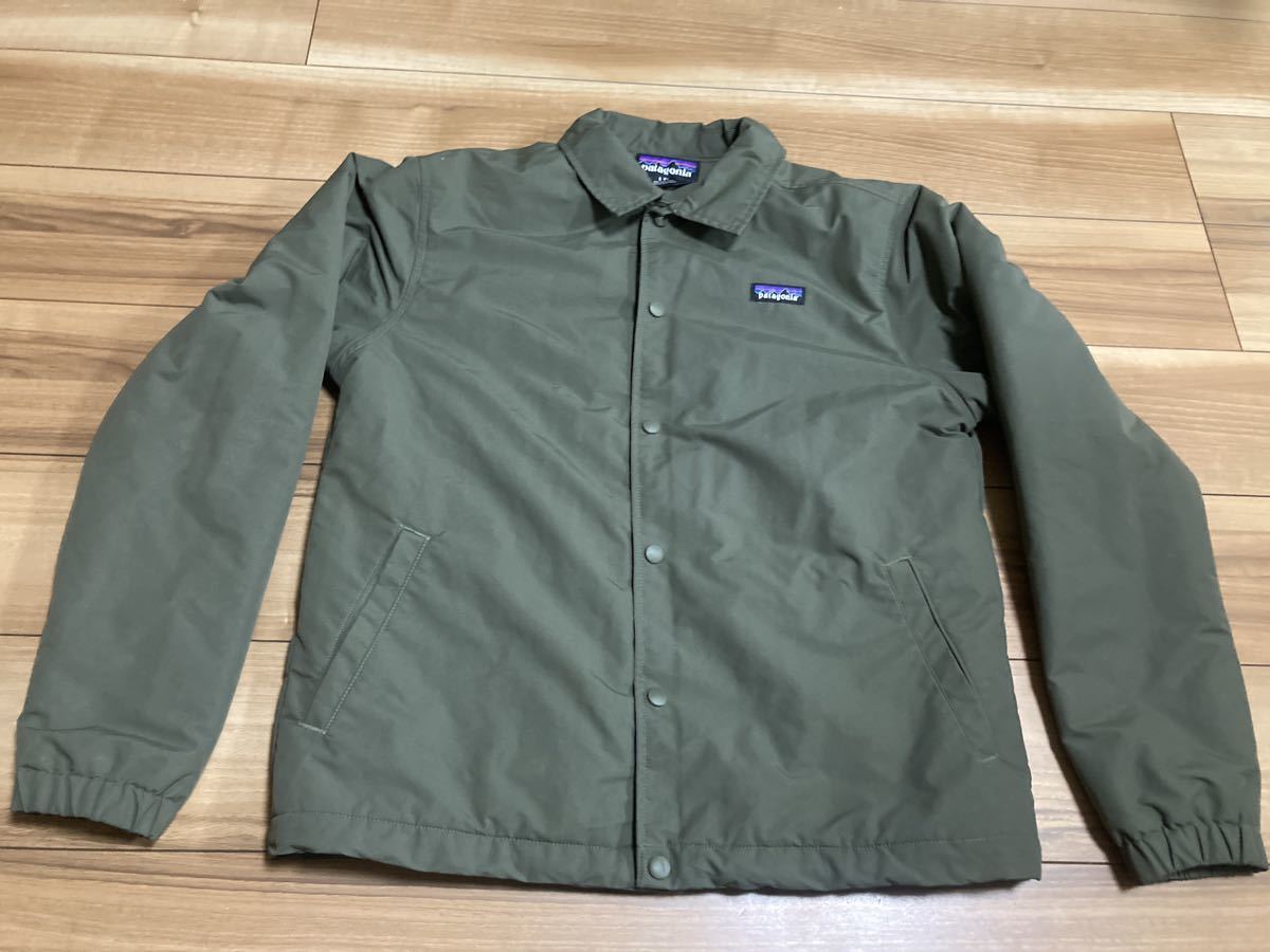 patagonia パタゴニア p6 ラインドイスマスコーチズジャケット ボアジャケット　２０２１年製 BSNG モスグリーン　Ｓサイズ　美品_画像2