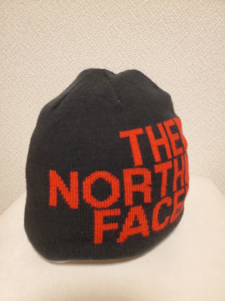 THE NORTH FACE ノースフェイス ニットキャップ ニット帽 ビーニー　フリーサイズ　黒_画像1