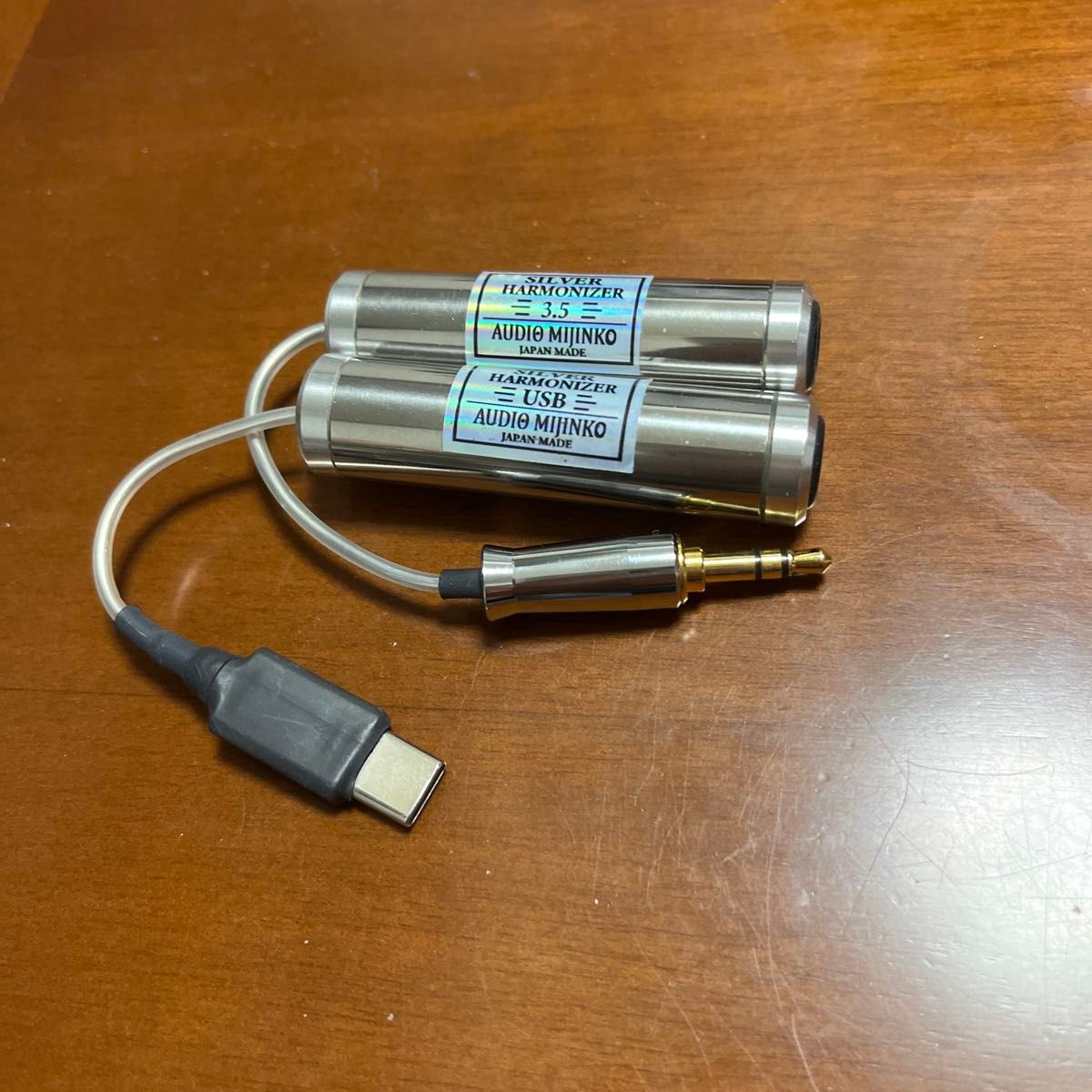 オーディオみじんこ SILVER HARMONIZER USB-C 3 5mm セット売り
