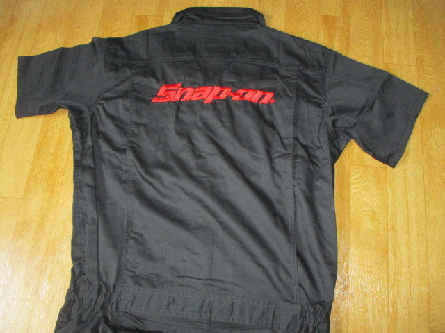  Snap-on Vintage meat thickness embroidery Logo * maintenance mechanism nik work coverall unused size LL dead stock 