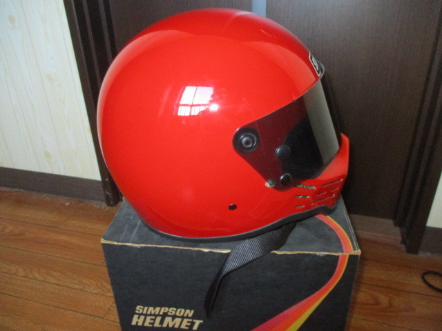  Simpson Vintage M30 подлинная вещь приложен имеется шлем 73/8 не использовался неиспользуемый товар 