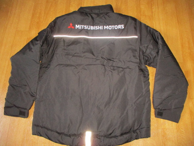  Mitsubishi автомобиль вышивка Logo отражатель имеется место хранения с капюшоном . защищающий от холода толстый жакет не использовался размер M