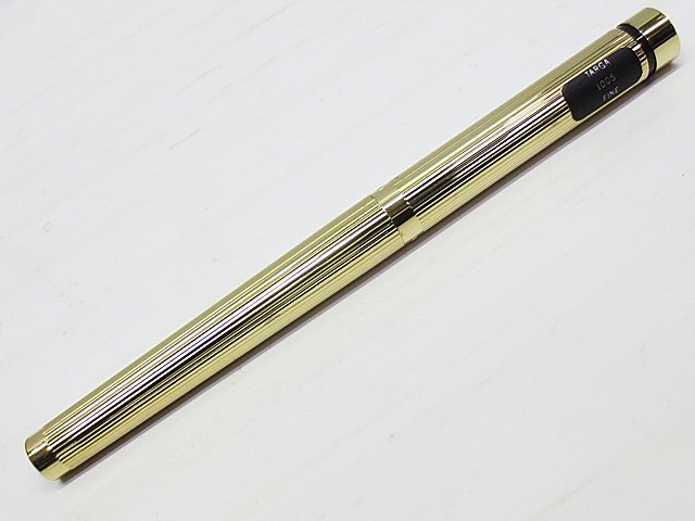 ∞ SHEAFFER シェーファー 万年筆 TARGA 1005 FINE タルガ 中押しコンバーター ペン先14K 細字 □H8_画像3