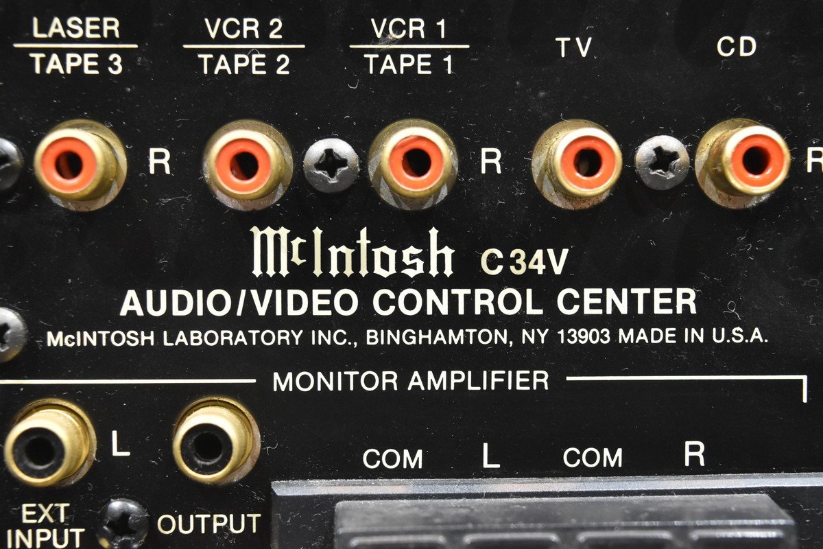 【送料無料!!】McIntosh マッキントッシュ コントロールアンプ C34V_画像7