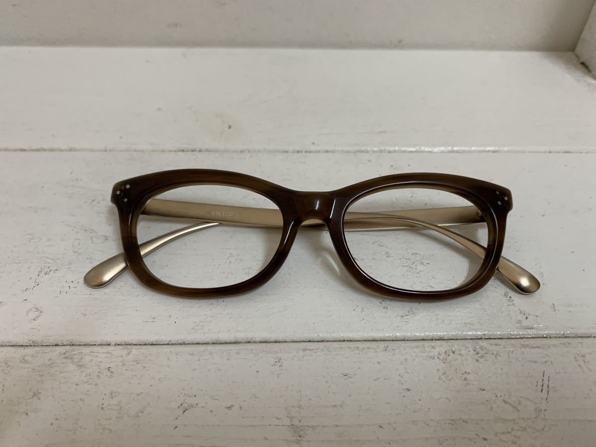 VIKTOR & ROLF Victor & Rolf VIKTOP square we Lynn ton sunglasses frame frame only glasses metal Temple archive 