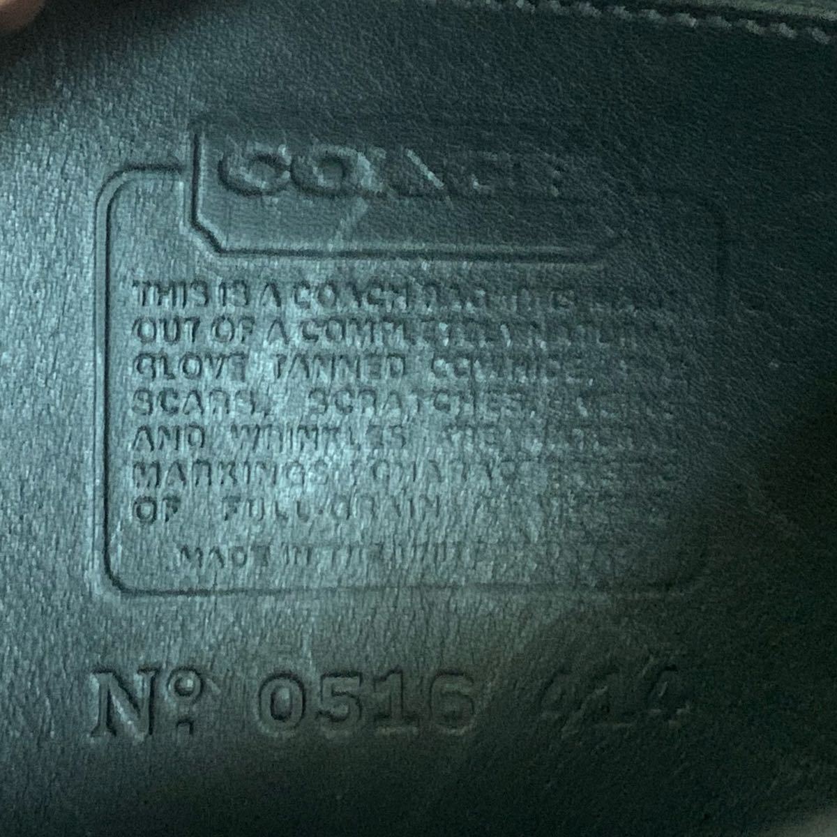 OLD COACH オールドコーチ COACH VINTAGE コーチ ヴィンテージ MADE IN USA USA製 No.0516 414 セカンドバッグ クラッチバッグ アーカイブ_画像7