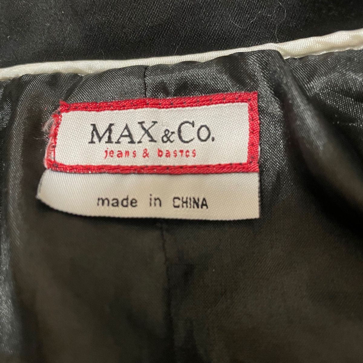 MAX＆Co マックスアンドコー  ジャケット テーラード 黒 テーラードジャケット ブラック 無地 シンプル Sサイズ 春服