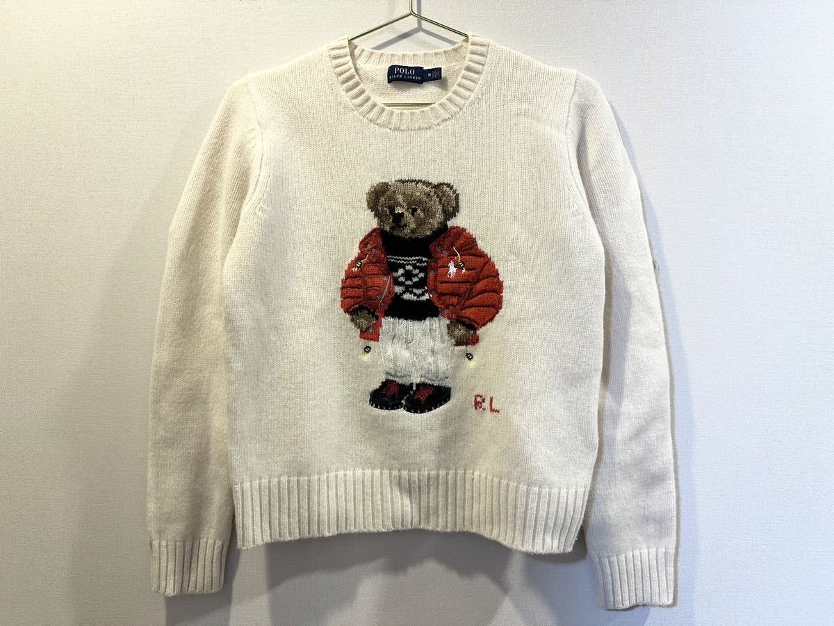 POLO RALPH LAUREN Polo Bear Cotton Sweater 極美品 _画像1