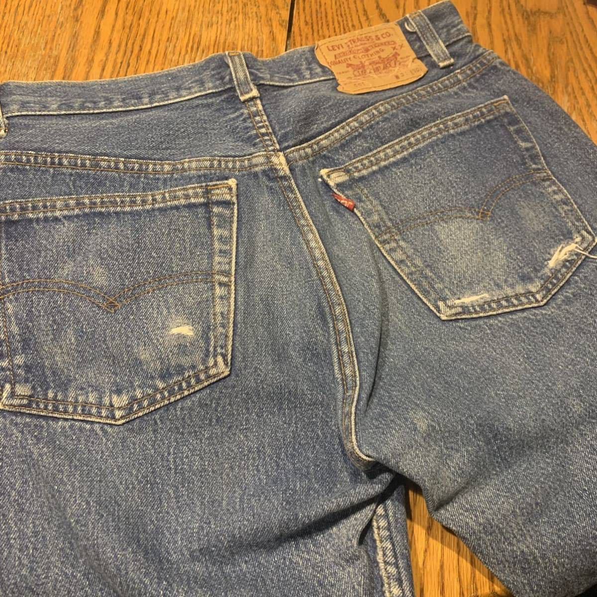 古着/Levi's 501/リーバイス501/Levi's/リーバイス/501/デニム/ジーンズ/ジーパン/90's/31inch/made in usa/ダメージあり/現状渡し_画像7