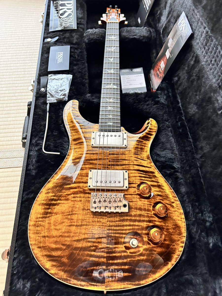 新品未使用品★Paul Reed Smith★DGT★Birds Yellow Tiger★2022年製★軽量3.8㎏★ポールリードスミス★本人の直筆サイン入り★バリ虎杢目_画像10