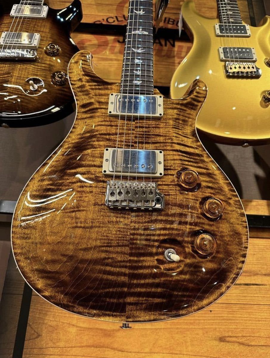 新品未使用品★Paul Reed Smith★DGT★Birds Yellow Tiger★2022年製★軽量3.8㎏★ポールリードスミス★本人の直筆サイン入り★バリ虎杢目_画像6