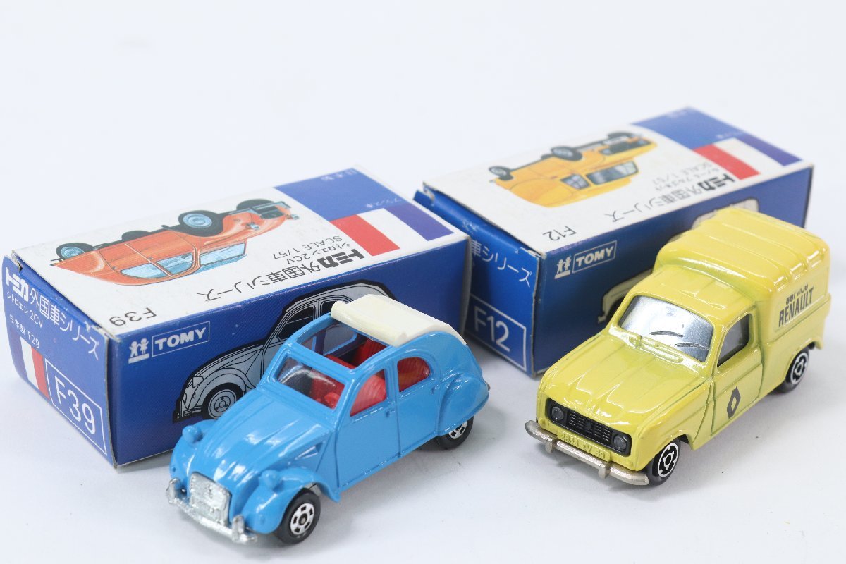 【15台】青箱 外国車 ミニカー tomica トミカ TOMY トミー F5,12,15,25,27,29,36,等 ルノー ロンドンバス フォード等 箱有 まとめ 1330-HA_画像7