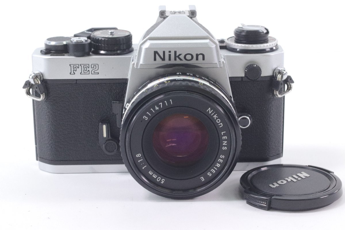 NIKON ニコン FE2 LENS SERIES E 50mm F1.8 一眼レフ フィルム カメラ