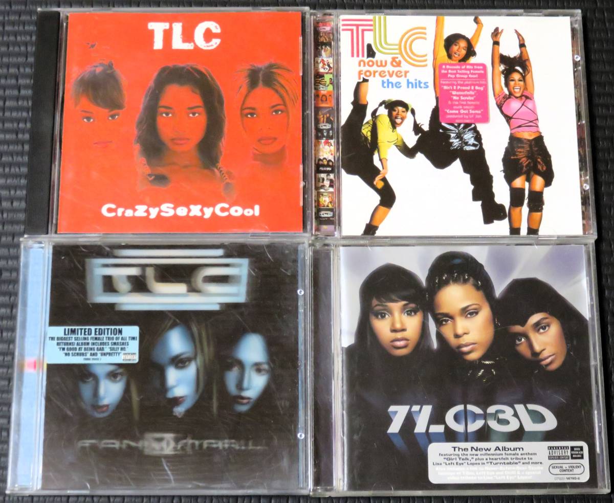 ◆TLC◆ TLC 4枚まとめて 4枚セット 4CD CrazySexyCool, FanMail, TLC3D, The Very Best of TLC 送料無料_画像1