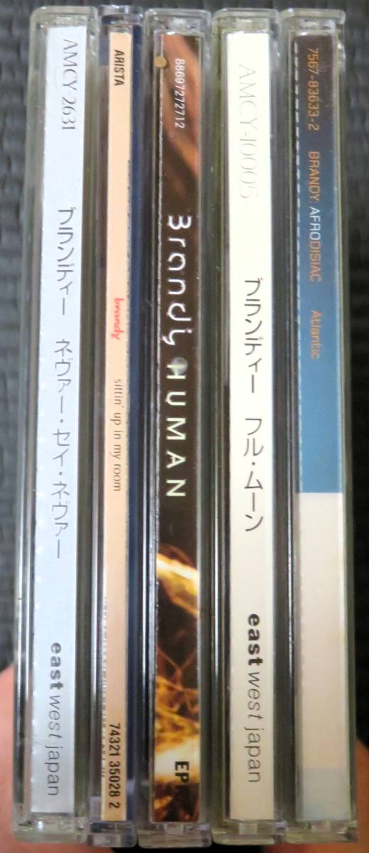 ◆Brandy◆ ブランディ 5枚まとめて 5枚セット 5CD Full Moon, Afrodisiac, Human, Never Say Never 送料無料_画像3