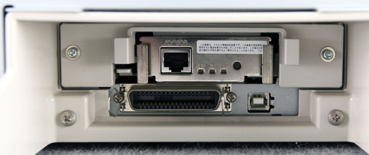 M◆OKI(沖電気工業)/ドットプリンター/MICROLINE 8480SU2/USB・パラレル接続/中古リボン・リアトレイ付/LAN装備/印字良好(3_画像7
