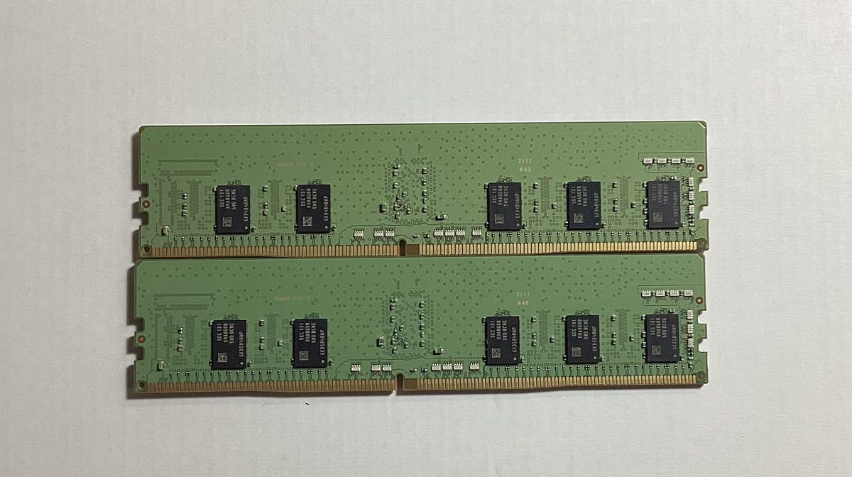 サムスンSAMSUNGメモリ M393A1K43DB2-CWE 8GB DDR4-3200 PC4-25600 288ピン ECC RDIMMサーバーのRAMメモリ PC用【新品バルク品】二個セット_画像2