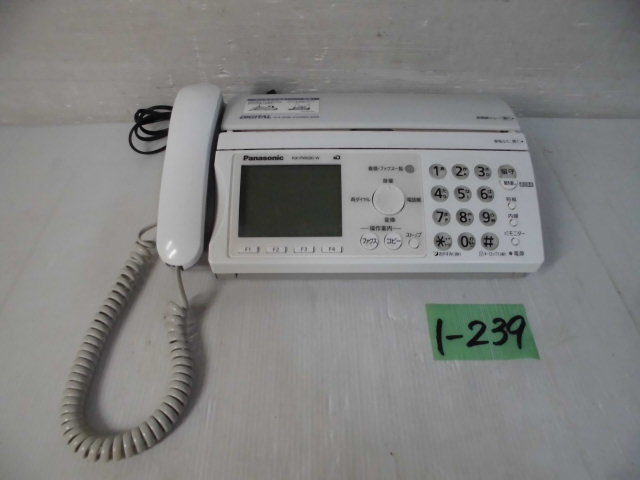 1-239♀Panasonic/パナソニック 電話機 FAX パーソナルファクス 親機のみ KX-PW606DL♀_画像1