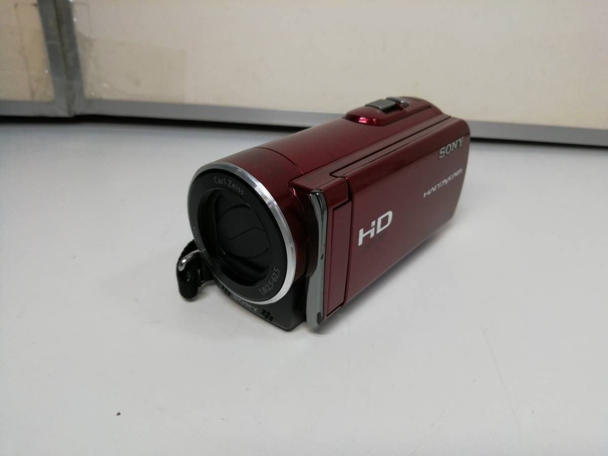 あ//H6150 　SONY ソニー　デジタルビデオカメラ　Handy Cam HDR-CX170 　2010年製　レッド_画像3