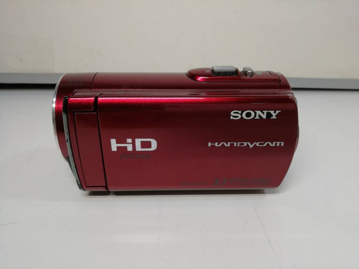 あ//H6150 　SONY ソニー　デジタルビデオカメラ　Handy Cam HDR-CX170 　2010年製　レッド_画像2