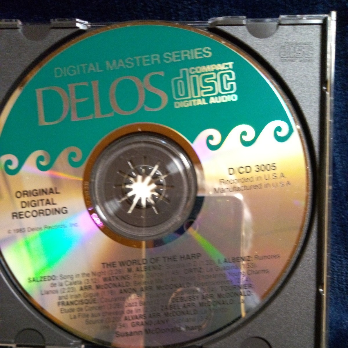 ザ.ワールド.オブ.ザ.ハープ　スーザン.マクドナルド(ハープ)　米　デロス　D/CD3005_画像2