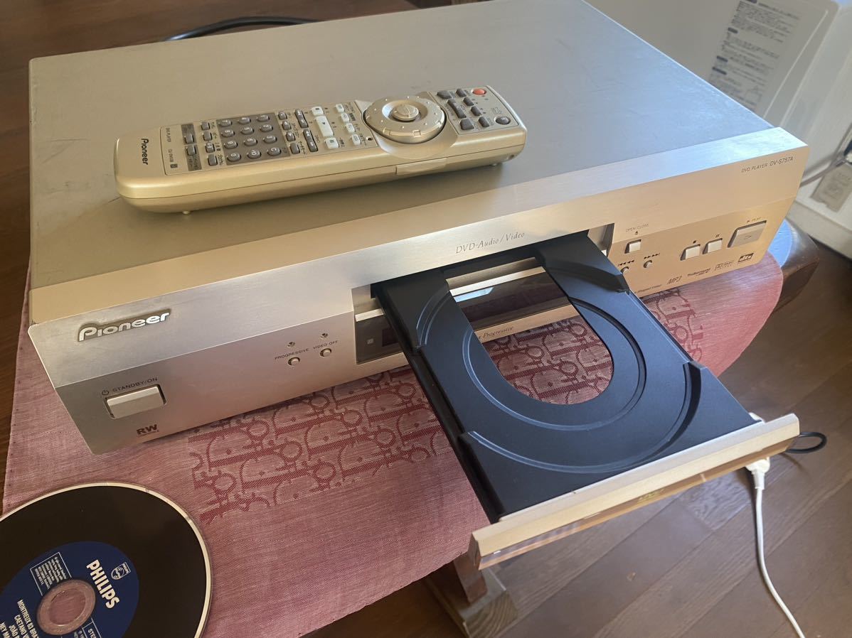 パイオニア DVD/SACD/CD/プレーヤーDV-S757A 完全動作品です。リモコン、電源ケーブル付き。元箱あり。取説は有りません。の画像10