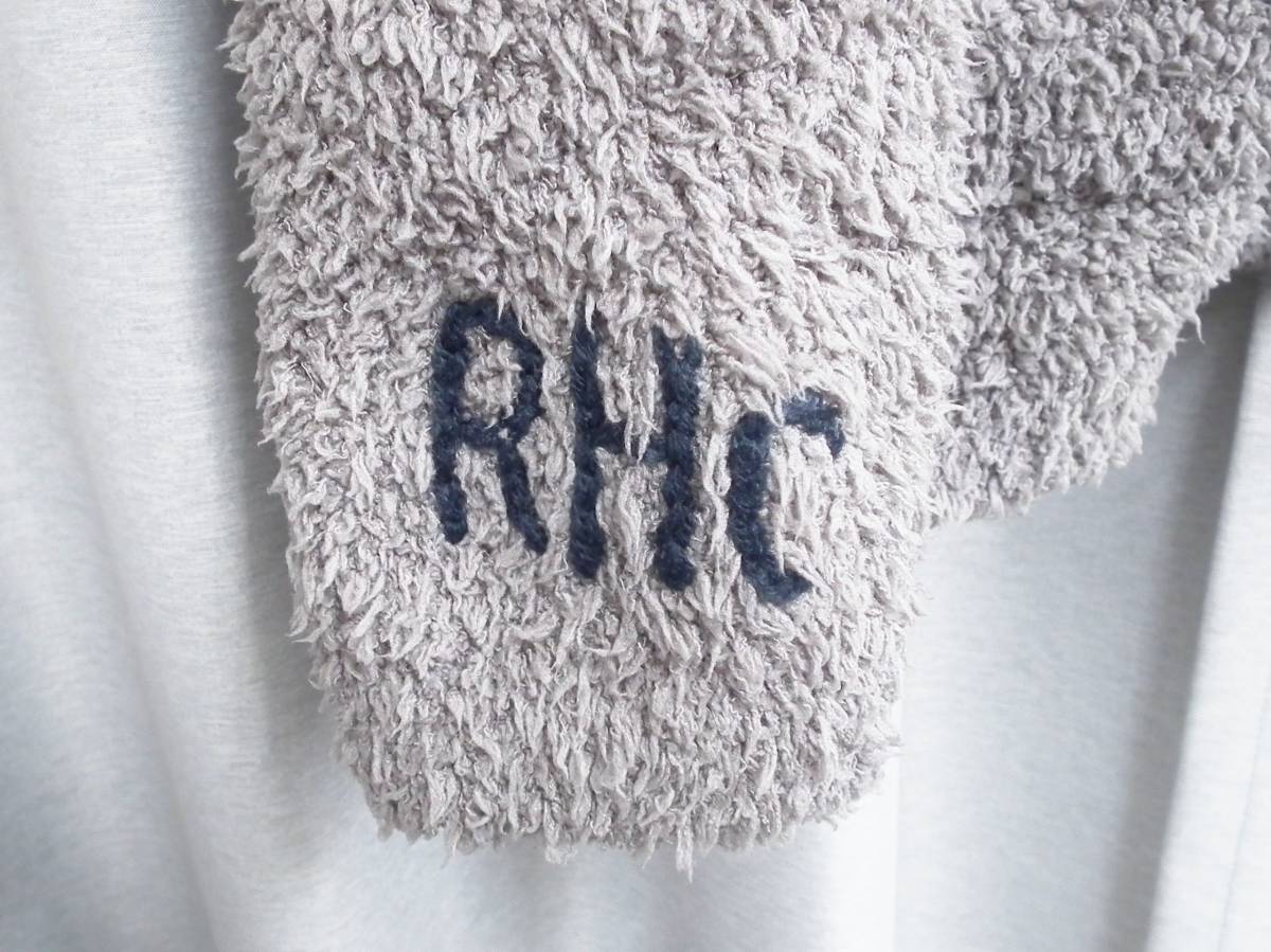 ◆ロンハーマン x ベアフットドリームス メンズ パイルカーディガン グレー BAREFOOT DREAMS for RHC Ron Herman Cozy Chic Men's cardigan_画像4