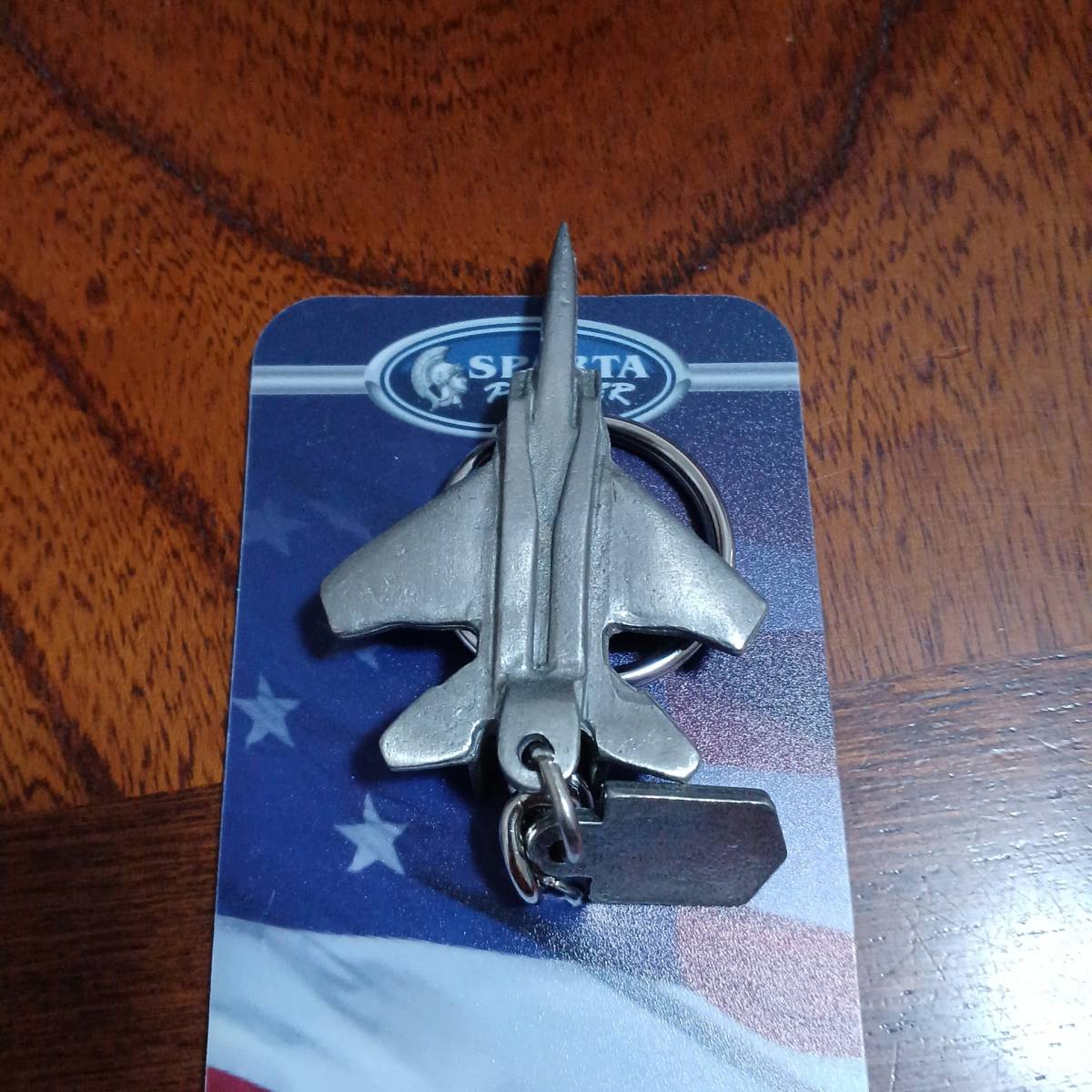 米国製航空博物館金属タグ付トップガンマーヴェリックF-14と同一規格の『F-15 イーグルキーホルダー』SPARTA★F-14ではない_画像3