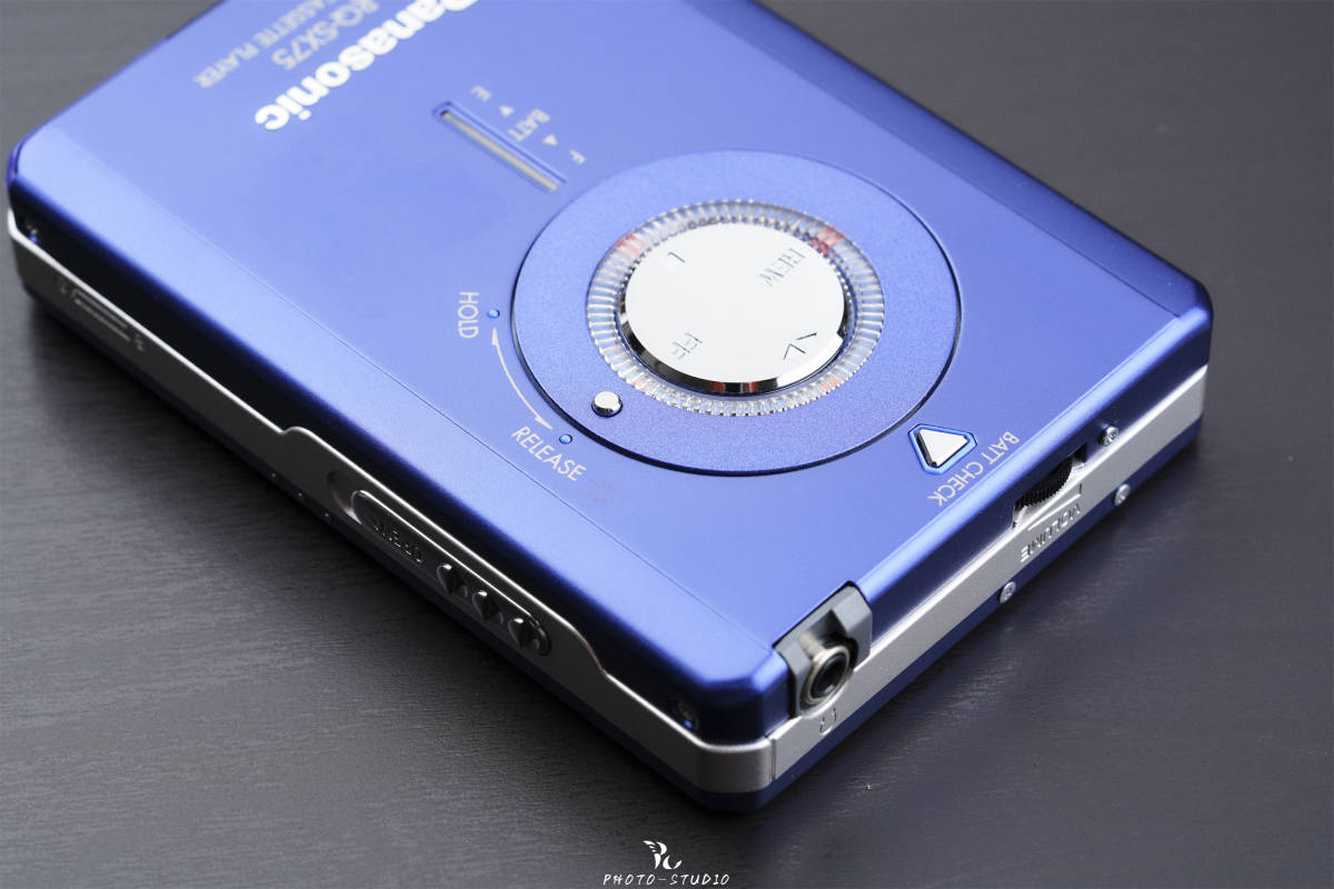 未使用丨Panasonic 上位モデル カセットプレーヤー RQ-SX75 BLUE 整備品_画像5