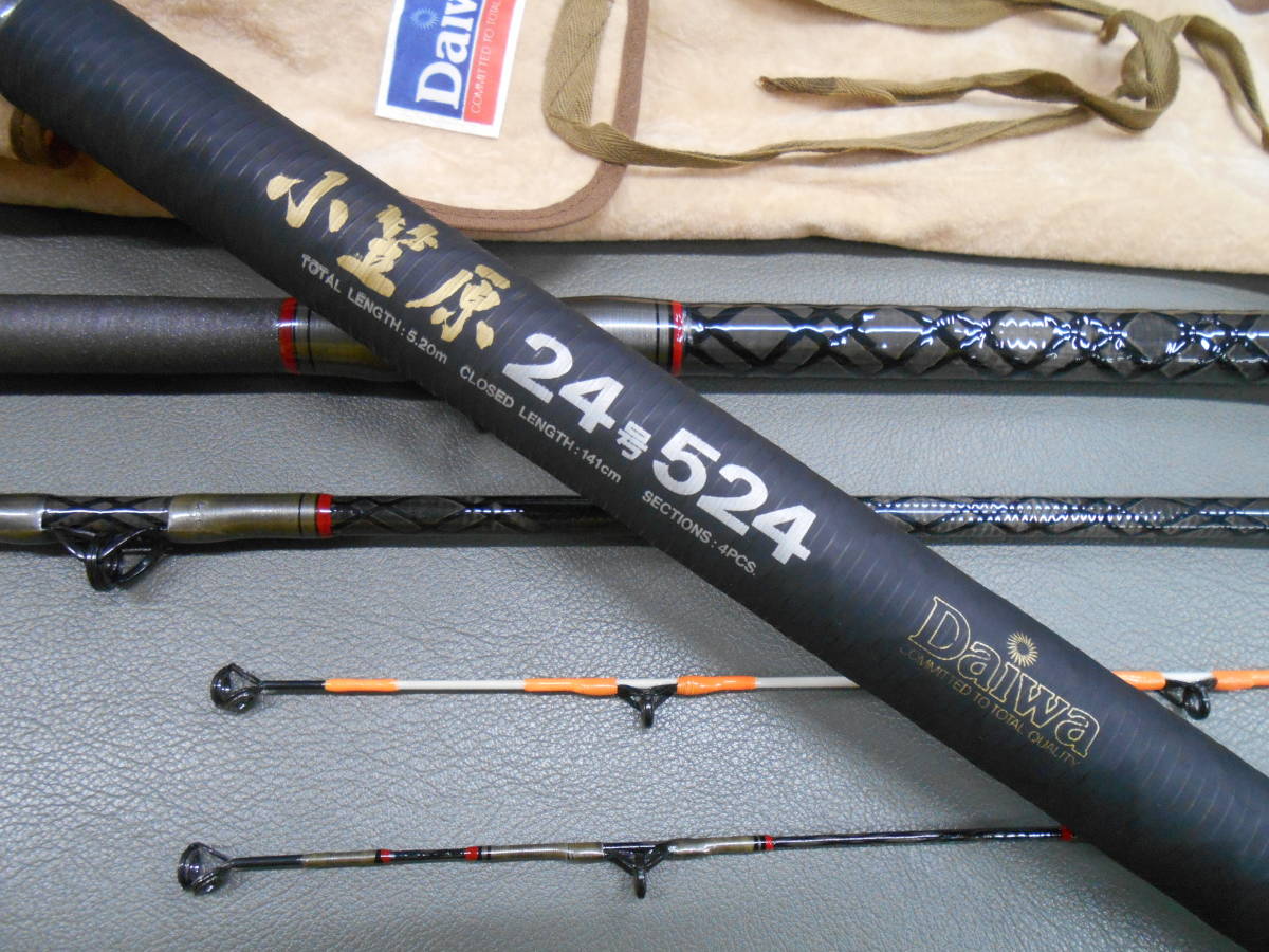 ダイワ精工名竿 石鯛竿 カーボウイスカー小笠原24号524 とても ダイワ精工名竿 石鯛竿 カーボウイスカー小笠原24号524 とても