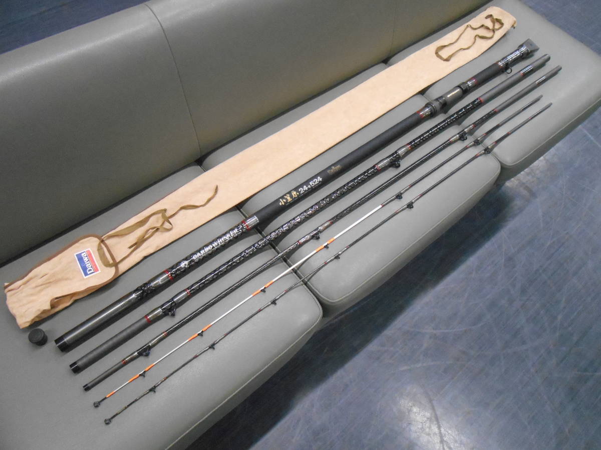 ダイワ精工名竿 石鯛竿 カーボウイスカー小笠原24号524 とても ダイワ精工名竿 石鯛竿 カーボウイスカー小笠原24号524 とても