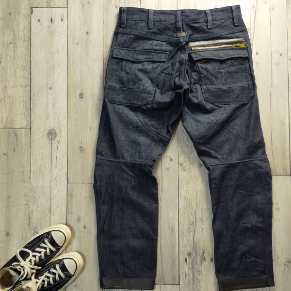  beautiful goods *G-STAR RAWji- Star low *3D LOOSE TAPERED 5620 dark blue solid cutting Denim W34 S1465