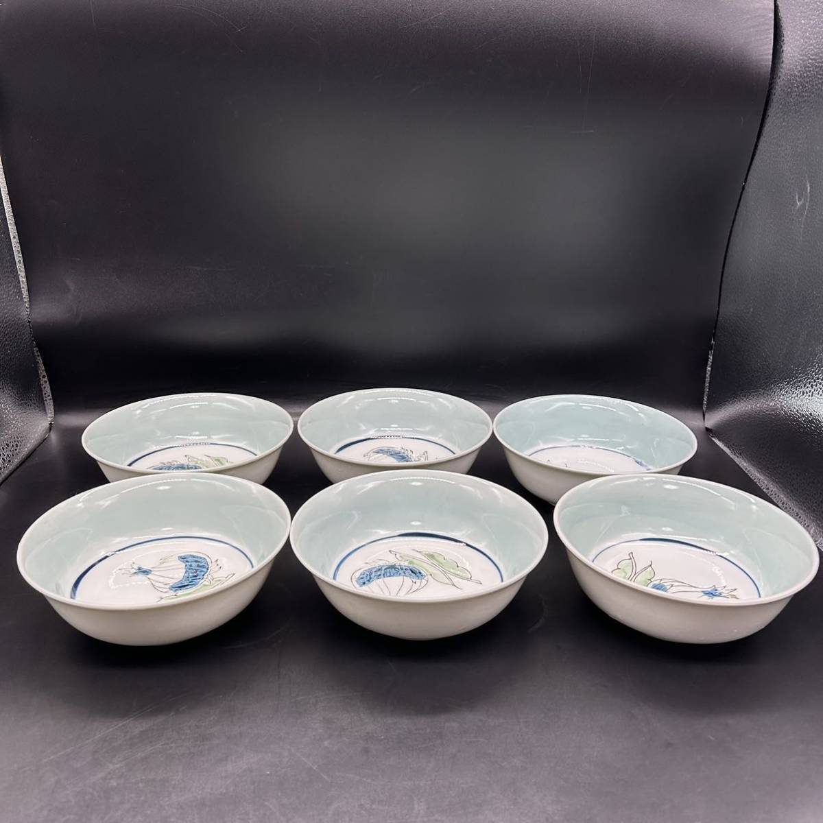 和光園 深皿6枚セット 小鉢 陶磁器 和食器 H14-1の画像1
