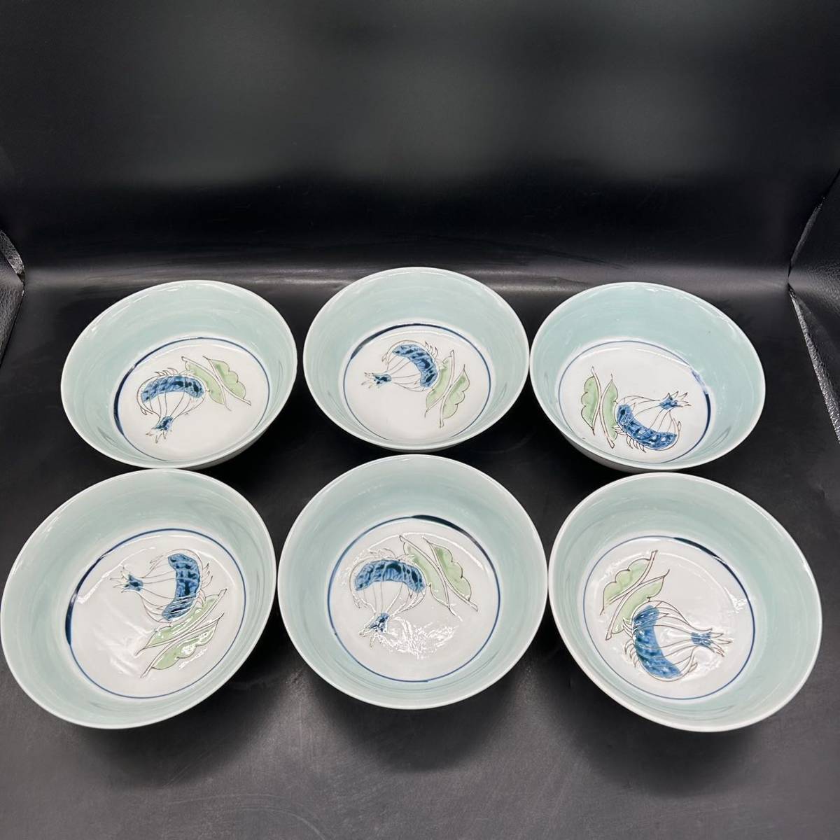 和光園 深皿6枚セット 小鉢 陶磁器 和食器 H14-1の画像2