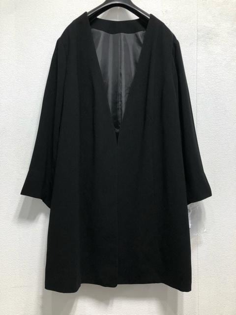  new goods *10L black series plain no color long height jacket black formal also *z811