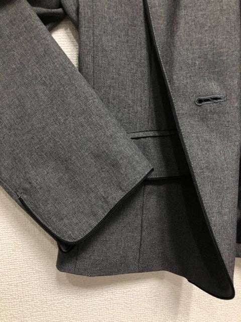  new goods *15 number L gray series! flair skirt! piping stylish *r200